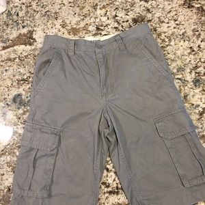 Boys Size 16 Old Navy Gray Cargo Shorts